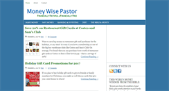Desktop Screenshot of moneywisepastor.com